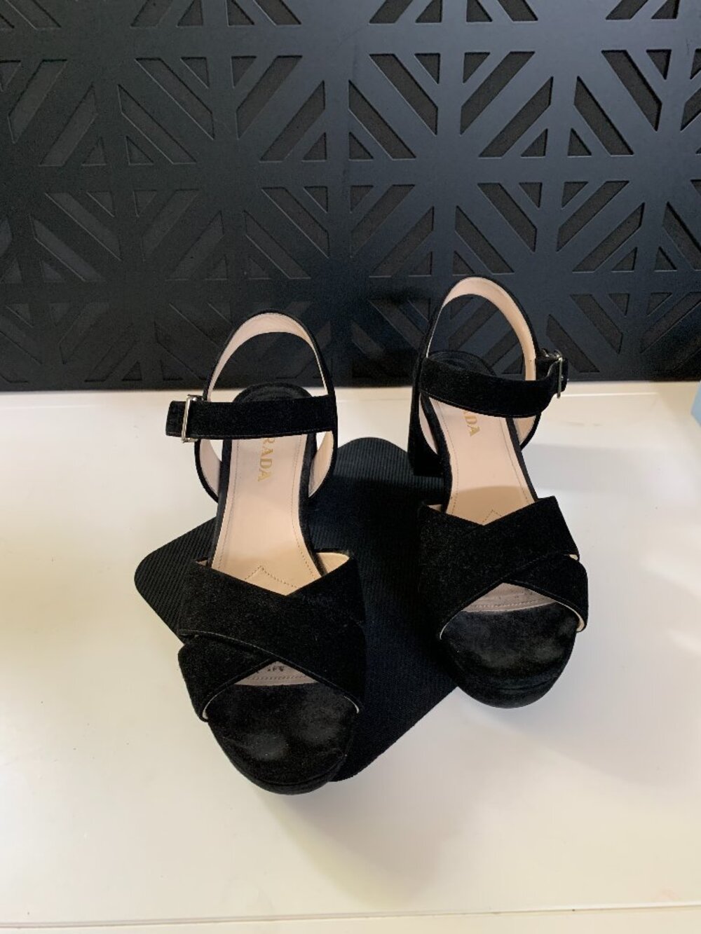 Prada Black Heel